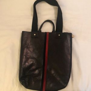 ClareV tote used condition buttery leather